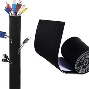 AGPTEK Cable Management Sleeve, 118" Super Long Neoprene Adjustable Cable Sleeve
